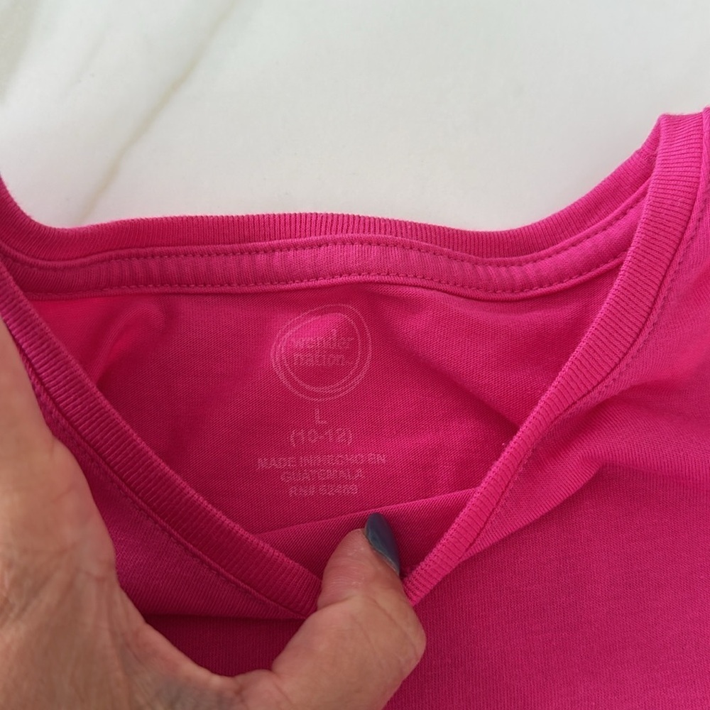 Wonder Nation Vibrant Pink Short Sleeve Tee - Picture 3 of 4